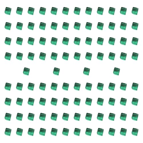 AWHAO 100 Acrylwürfel, Blankowürfel, Stapelbare Würfel, 1 cm Große Lernbausteine, Brettspiel für Frühlernzentren, GrÜn AWHAO 100 Acrylwürfel, Blankowürfel, Stapelbare Würfel, 1 cm Große Lernbausteine, Brettspiel für Frühlernzentren, GrÜn von AWHAO