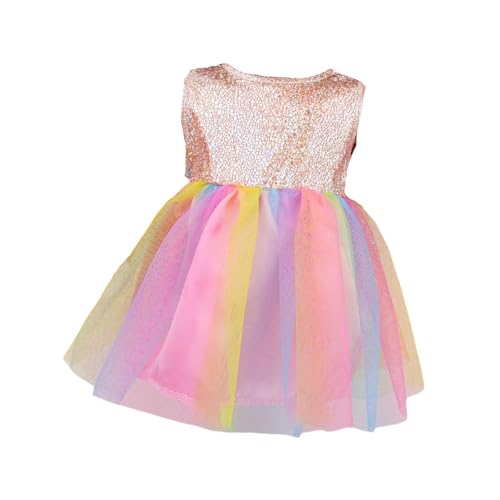 ＡＷＨＡＯ 18 Zoll Puppenkleid, Puppenoutfits Zum Selbermachen, Rollenspiel, Mode, Kostüme, Foto Requisiten, Puppenkleidung, Puppenkleidung für 43 cm Puppen, Ges, Bunt von ＡＷＨＡＯ