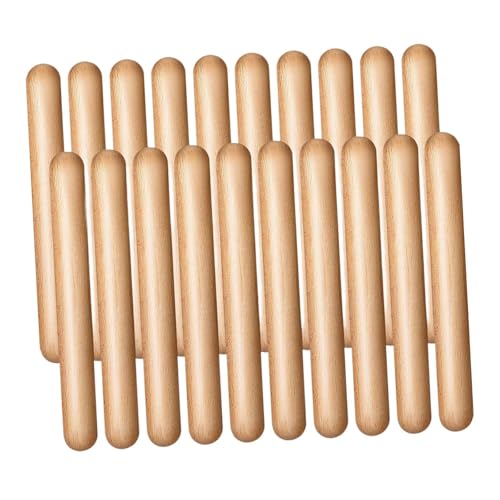 ＡＷＨＡＯ 20Pcs Holz Rhythmus Sticks Holz Percussion Instrument für Profis von ＡＷＨＡＯ