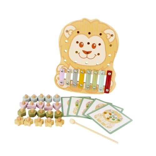 ＡＷＨＡＯ 8 Hinweis Xylophon mit Mallet Motor Fertigkeit Holz Handklopfen Klavierspielzeug Glockenspiel für Konzertkinder Event Home Anfänger von ＡＷＨＡＯ