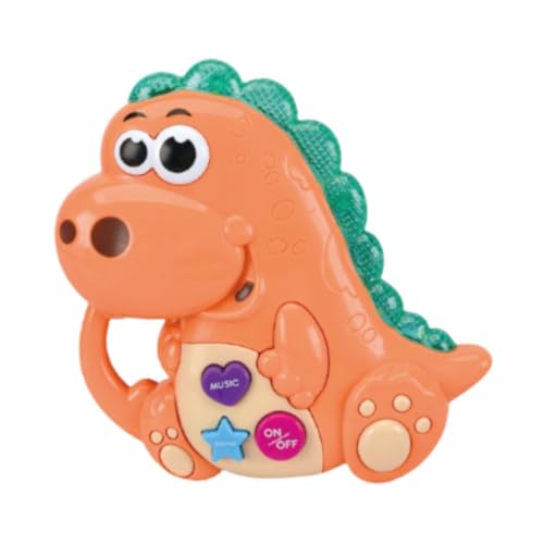 ＡＷＨＡＯ Baby Musikspielzeug, Dinosaurier Klaviermusikspielzeug für 7 8 9 10 12 18 Monate, Tier Babyklavier, Babyspielzeug für 1 Jährige von 6–12 Monaten, Orange, Dinosaurier von ＡＷＨＡＯ