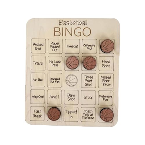 ＡＷＨＡＯ Bingo Set mit Karten für Familien Und Sportspiele, Basketball von ＡＷＨＡＯ