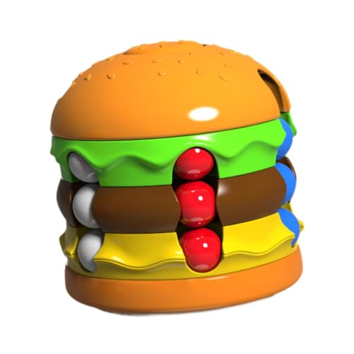 ＡＷＨＡＯ Burger Würfel Und Pommes Nouget Pearl Rotary Geschenk Entspannen Sie Sich für Kinder Rotieren Rotate Spielsensorik für Männer Teen Boy Girl , Burger von ＡＷＨＡＯ