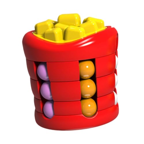 ＡＷＨＡＯ Burger Würfel Und Pommes Nouget Pearl Rotary Geschenk Entspannen Sie Sich für Kinder Rotieren Rotate Spielsensorik für Männer Teen Boy Girl , Pommes Frites von ＡＷＨＡＯ