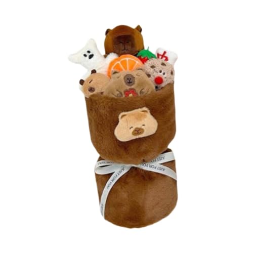 ＡＷＨＡＯ Capybara Bouquet Cartoon Doll Blumenbouquet Wohnkultur zum Erntedankfest von ＡＷＨＡＯ