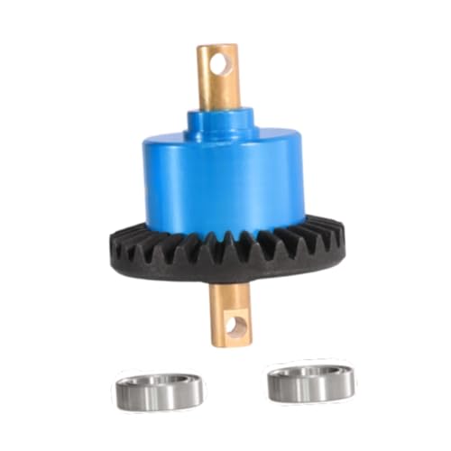 ＡＷＨＡＯ Center Diff RC Car Differential Gear 30T Metall für 14210 14209 RC -Autos Teil Zubehör Upgrade 1:14 Robustes Heckdifferential, Blau von ＡＷＨＡＯ