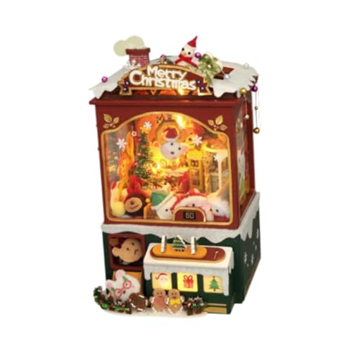 ＡＷＨＡＯ DIY Weihnachts Buchstützen Kits DIY Buchstützen Set DIY Miniatur Puppenhaus von ＡＷＨＡＯ