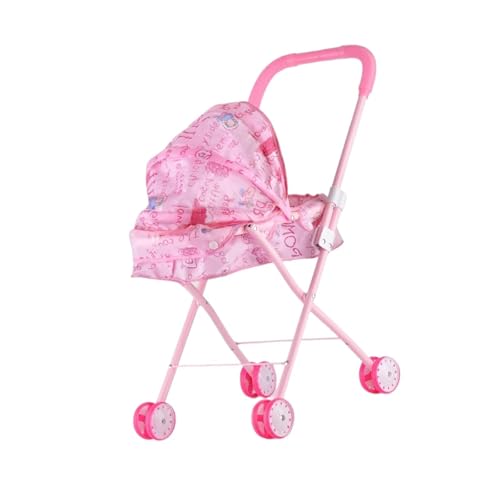 ＡＷＨＡＯ Faltbarer Puppenwagen, Faltbarer Mini Kinderwagen für Kinder, Jungen, Geburtstagsgeschenk von ＡＷＨＡＯ