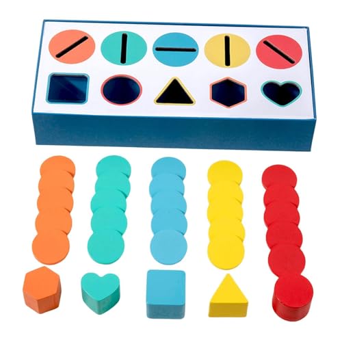 ＡＷＨＡＯ Farbform Sorting Toys Klassenaktivität Montessori Spielzeug für Kinder Jungen Mädchen von ＡＷＨＡＯ