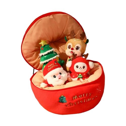 ＡＷＨＡＯ Feiertags Plüschtier Kuscheltier Weihnachtsfigur für Innendekoration, Multi von ＡＷＨＡＯ