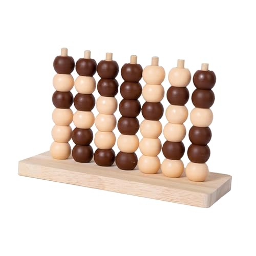 ＡＷＨＡＯ Four Connect Chess Holz Familienbrettspiel Zum Trainieren Der Hand Auge Koordination von ＡＷＨＡＯ