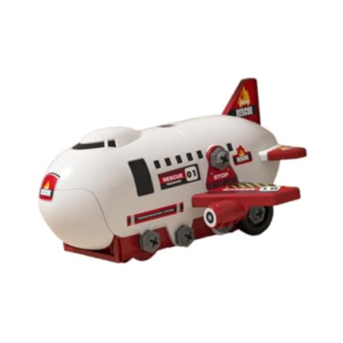 ＡＷＨＡＯ Frachtflugzeug Und Auto Set mit Miniaturfahrzeugen für Kinder, Rot von ＡＷＨＡＯ