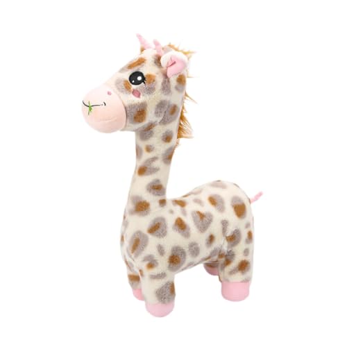 ＡＷＨＡＯ Giraffen Plüschpuppe, Giraffen Plüschtier, Cartoon Lebensechtes Giraffen Plüschkissen, Stofftier für Kinder, Jubiläum, 30cm von ＡＷＨＡＯ