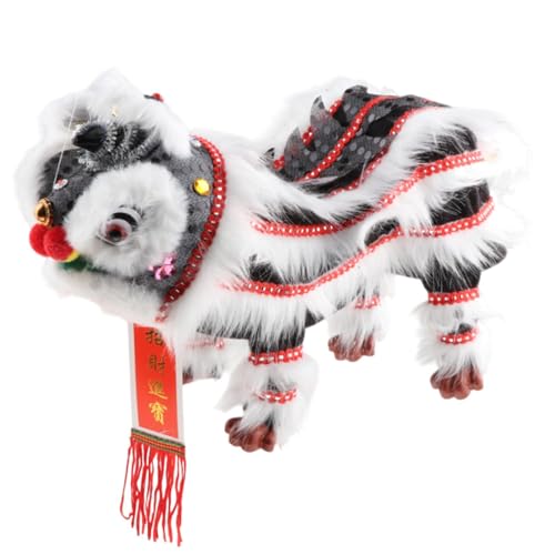 ＡＷＨＡＯ Handkettenpuppe mit Rod Chinese Neujahr Dekoration handgefertigtes Handwerk für Kinder, Schwarz-Weiss von ＡＷＨＡＯ