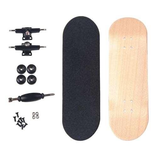 ＡＷＨＡＯ Holz Fingerboard Bildungsspielzeugzubehör mit Lagerparty bevorzugt Fingerbrett Finger Skateboard für Kinder Mädchen Jungen, Holz von ＡＷＨＡＯ