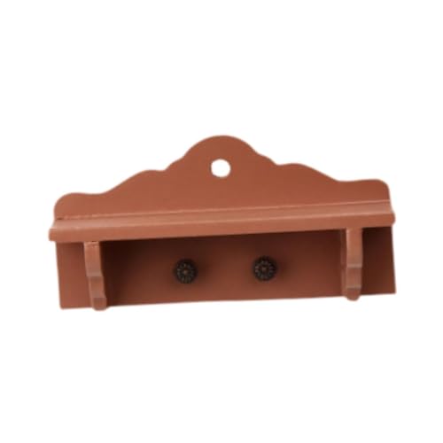 ＡＷＨＡＯ Holzattrack Miniaturkleiderbügel Mini Kleidung Rack Vintage Hutstand für Szene, Rosa von ＡＷＨＡＯ