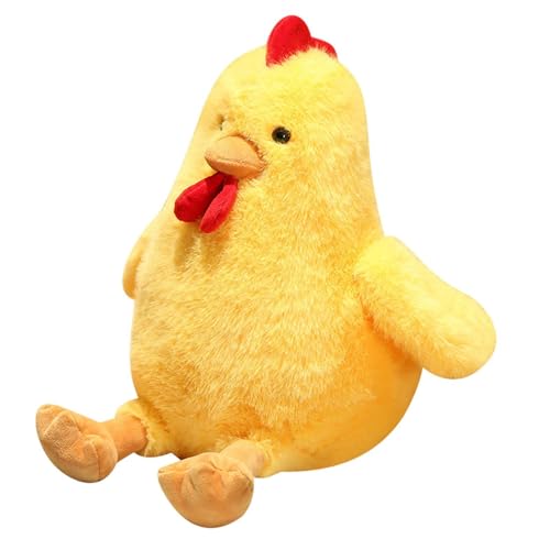 ＡＷＨＡＯ Huhn Plüschtier, Stoffpuppe, Stofftier, Hühnerpuppe für Freundin, Gelb von ＡＷＨＡＯ