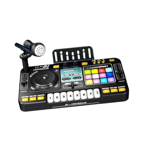 ＡＷＨＡＯ Kids DJ Mixer Toy DJ Tischinstrument Plattenspieler Spielzeug für Party Innenräume Im Freien von ＡＷＨＡＯ