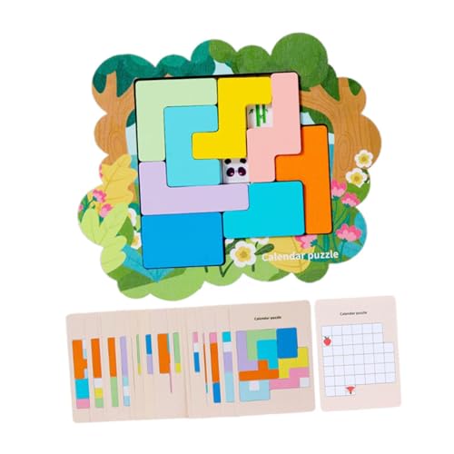 ＡＷＨＡＯ Kinder Holzpuzzle, Frühlern Puzzlespiel, Blöcke Spielzeug, für Den Kindergarten, Tiere von ＡＷＨＡＯ