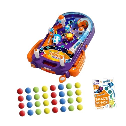 ＡＷＨＡＯ Kinder Murmel Spielautomat, Kinder Weltraumraketen, Spieltisch, Elektronischer, mit 32 Bällen von ＡＷＨＡＯ