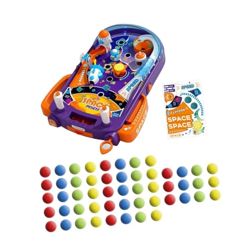 ＡＷＨＡＯ Kinder Murmel Spielautomat, Kinder Weltraumraketen, Spieltisch, Elektronischer, mit 52 Bällen von ＡＷＨＡＯ