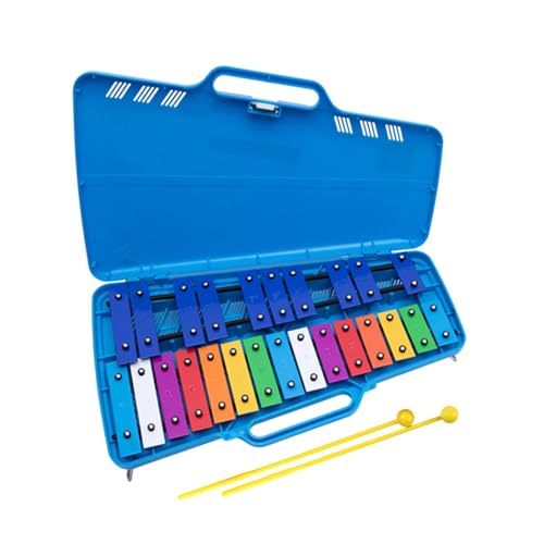 ＡＷＨＡＯ Kinder Xylophon 25 Notizen Glockenspiel Xylophon Instrument Bildungsspielzeug für Kinder, Blau von ＡＷＨＡＯ