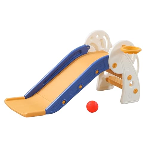 ＡＷＨＡＯ Kinderrutsche, Rutsche, Treppe, Babyspielplatz, Zuhause, Babyrutsche für Vorschule, Hinterhof, Innenbereich, Orange mit Rahmen von ＡＷＨＡＯ