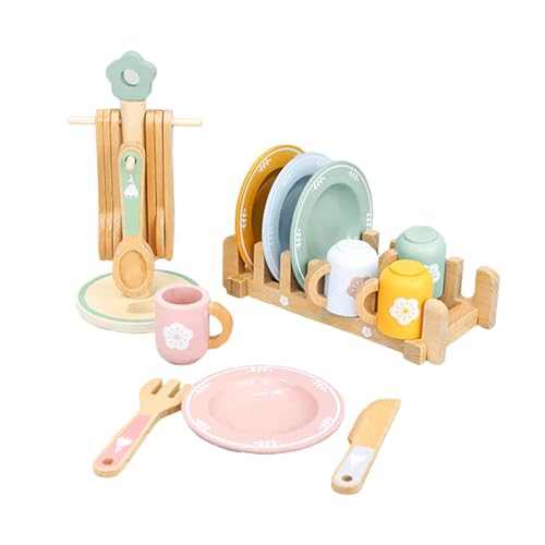 ＡＷＨＡＯ Küchen Rollenspiel Küchen Spielset, Rollenspiel Geschenk, Besteck für Frühes Lernen von ＡＷＨＡＯ