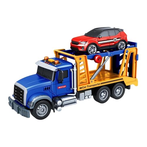 ＡＷＨＡＯ Lernspielzeug LKW für Kinder, Technik Set für Jungen Und Mädchen Im Alter von 4–7 Jahren, Transport-LKW von ＡＷＨＡＯ