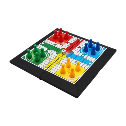 ＡＷＨＡＯ Ludo Spielset für Mehrere Spieler, Reise Familienspiel für Teenager, Unterhaltung für Kinder von ＡＷＨＡＯ