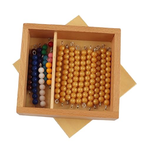 ＡＷＨＡＯ Mathematik Perlen, Materialien, Mathematik Spielzeug, Zahlenerkennung, Sortierperlen, Stapelspielzeug, Mathematik Manipulationen für Kinder, Style B von ＡＷＨＡＯ