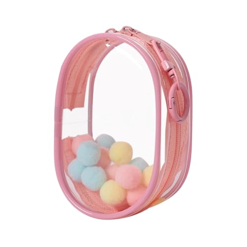 ＡＷＨＡＯ Mini PVC Puppentasche, Tragetasche, Puppen Display Tasche, Tragbare Staubdichte Mini Puppentasche, Puppen Aufbewahrungstasche, Rosa von ＡＷＨＡＯ