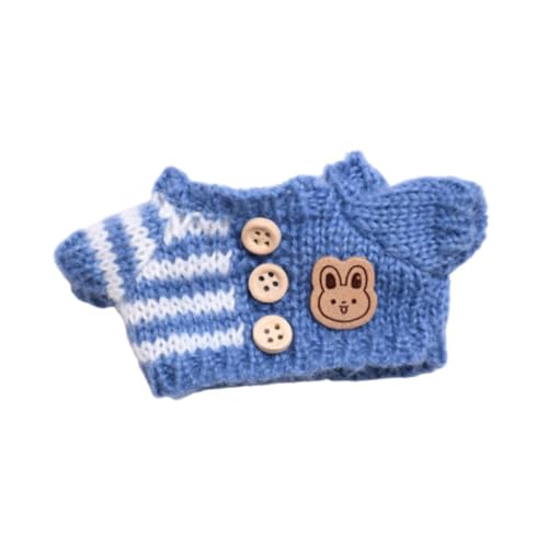 ＡＷＨＡＯ Mini-Puppen-Outfits, Kostüme und Zubehör für Puppen von 15–17 cm, Blauer Pullover von ＡＷＨＡＯ