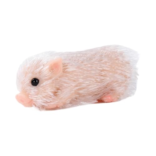 ＡＷＨＡＯ Mini Reborn Schweinchen Puppe, Realistisches Lustiges Miniatur Tierspielzeug, Niedliches Tierpuppenspielzeug für Foto Requisiten Ornament, Haut von ＡＷＨＡＯ