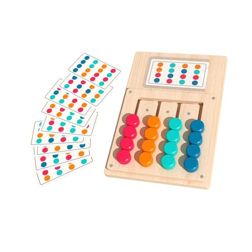 ＡＷＨＡＯ Montessori Vorschule Lernspielzeug Schiebepuzzle Brett für Kinder Jungen Mädchen von ＡＷＨＡＯ