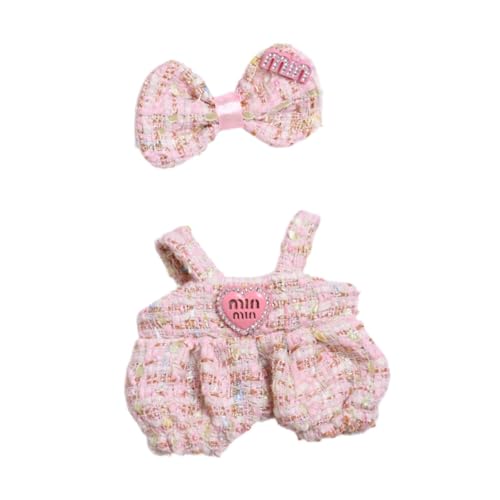 ＡＷＨＡＯ Outfit für Puppen mit Haarschmuck, geeignet für Kinder im Alter von 5 bis 10 Jahren , Rosa von ＡＷＨＡＯ