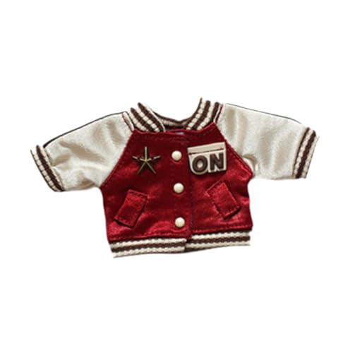 AWHAO Plüsch-Puppenjacke, Kostüme für kleine Mädchen, Anhänger, Puppen-Outfits, Puppenkleidung, Mantel für 15 cm große Puppen AWHAO Plüsch-Puppenjacke, Kostüme für kleine Mädchen, Anhänger, Puppen-Outfits, Puppenkleidung, Mantel für 15 cm große Puppen von AWHAO