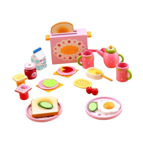 ＡＷＨＡＯ Pretend Food Set, Interaktives Brotbackautomaten Spielzeug für Kinder, Mädchen Und Jungen, Geschenke von ＡＷＨＡＯ