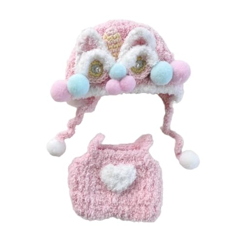 ＡＷＨＡＯ Puppenkleidung Verkleiden Sich für Kinder Geburtstagsgeschenk Kostüme Doll Outfit für 15 cm Flexibilität Imagination Koordination Hände An, Rosa von ＡＷＨＡＯ