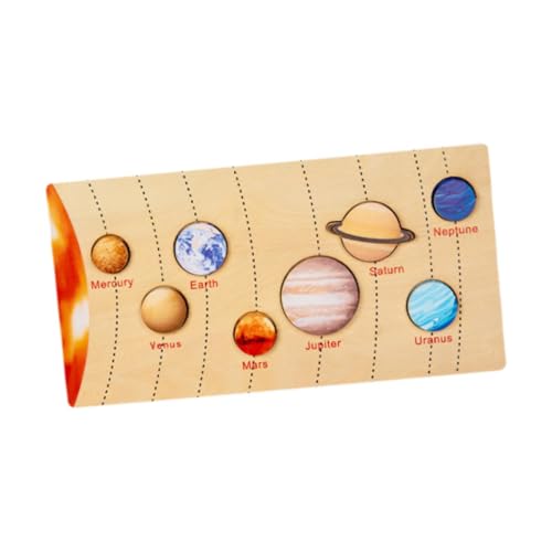 ＡＷＨＡＯ Puzzle für Kinder, Lernspielzeug für Feinmotorik und frühe Bildung, Acht Planeten von ＡＷＨＡＯ