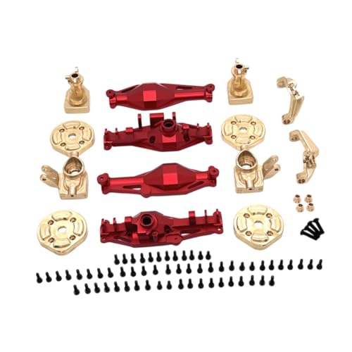 ＡＷＨＡＯ RC Autoteile, Ersatzzubehör Kits, Crawler Modifiziertes Nachrüstzubehör für H12Y, Rot von ＡＷＨＡＯ