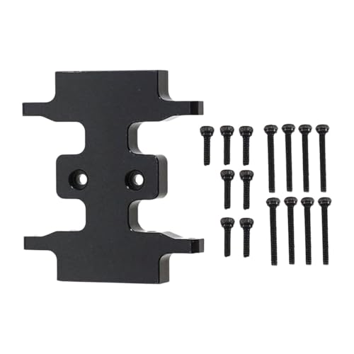 AWHAO RC-Mittelgetriebe-Montageplatte Getriebeplatten 1/24 RC-Auto Aluminiumfahrzeuge Hobbyzubehör Spielzeug Aluminium-Unterfahrschutz, Schwarz AWHAO RC-Mittelgetriebe-Montageplatte Getriebeplatten 1/24 RC-Auto Aluminiumfahrzeuge Hobbyzubehör Spielzeug Aluminium-Unterfahrschutz, Schwarz von AWHAO
