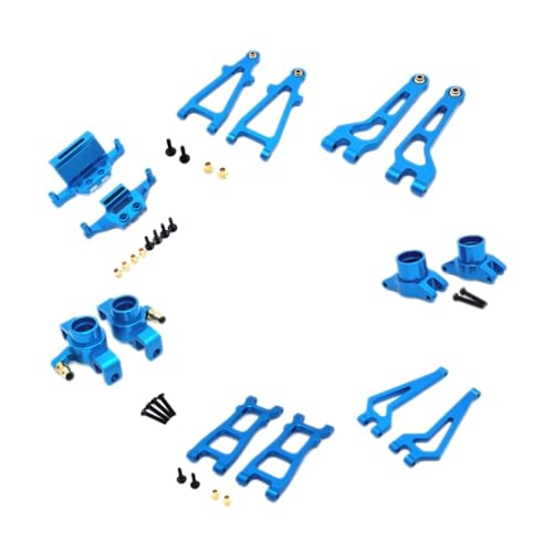 ＡＷＨＡＯ RC Truck Upgrade Komponenten für 1/20 20208 C8811, Vordere Lenkstange, Blau von ＡＷＨＡＯ