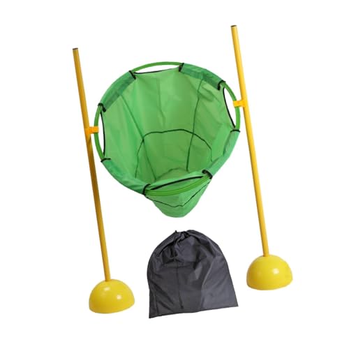 ＡＷＨＡＯ Sandsack Wurfspiel, Indoor Outdoor Wurfspiel mit 10 Sandsäcken, Cornhole Spiel für Mädchen Und Jungen, GrÜn von ＡＷＨＡＯ