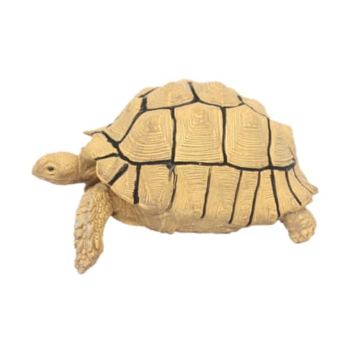 ＡＷＨＡＯ Schildkrötenfigur, Schildkrötenmodell, Spielzeug, Schildkrötenskulptur, für Draußen, Büro, Hof, Beige von ＡＷＨＡＯ