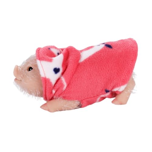 ＡＷＨＡＯ Schwein Puppe, Babyzimmer Dekoration, Weiche Schwein Puppe, Mini Schwein, Tiere, Geschenk für Kinder, Jungen Und Mädchen, 1 Stück von ＡＷＨＡＯ