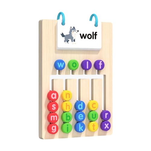 AWHAO Sichtwortspiele, Alphabet Blöcke, Lernspielzeug für Jungen Und Mädchen Ab 3 Jahren AWHAO Sichtwortspiele, Alphabet Blöcke, Lernspielzeug für Jungen Und Mädchen Ab 3 Jahren von AWHAO