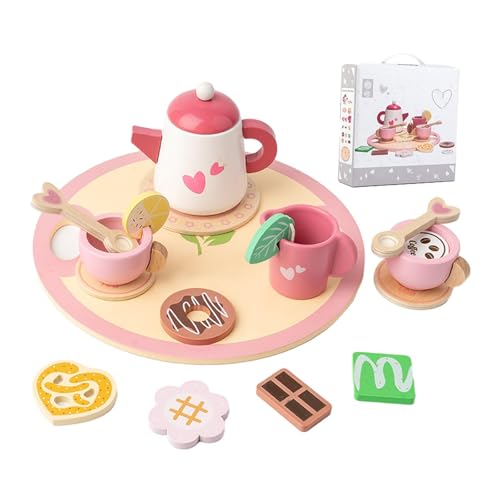 ＡＷＨＡＯ Spielset Zur für Kleine Mädchen, Lernspiele für Die Nachmittagsteeparty für Kleinkinder für Jungen Und Mädchen , Style B von ＡＷＨＡＯ