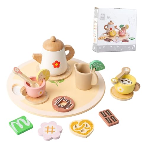 ＡＷＨＡＯ Spielset Zur für Kleine Mädchen, Lernspiele für Die Nachmittagsteeparty für Kleinkinder für Jungen Und Mädchen, Style C von ＡＷＨＡＯ