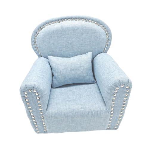 ＡＷＨＡＯ Studio Hintergrund Posing Sofa Mini Posing Sofa Elegante Infant Kreative Dekorative Multifunktionale Neugeborenen Fotografie Sofa, Blau von ＡＷＨＡＯ